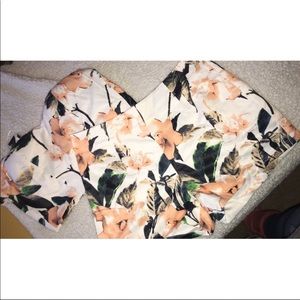 Tube top and short set